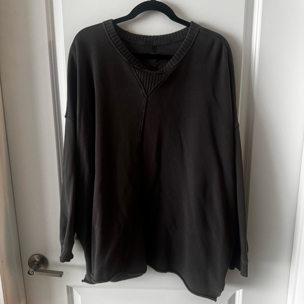 Aerie Dark Grey Oversized Sweater